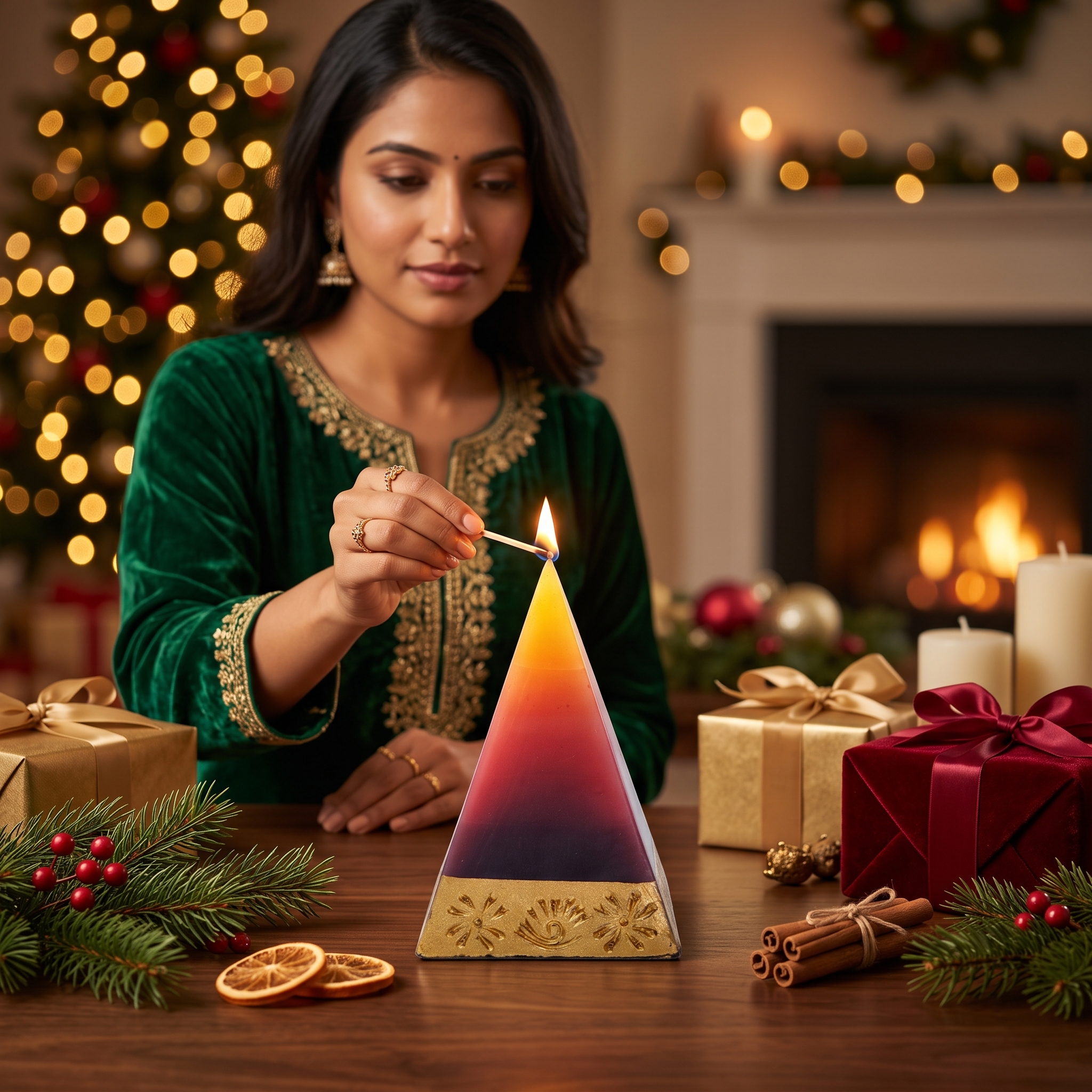 Geometric Candle