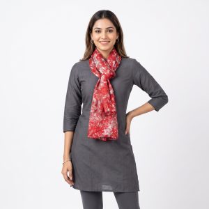 Floral Silk Scarf